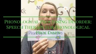 Phonological ProcessIng Disorder Speech Therapy for Phonological Processes [upl. by Cliffes]