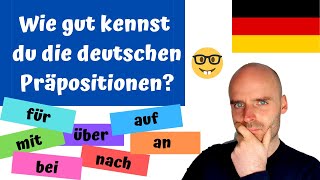 Verben  Präpositionen  A2 B1 B2  Learn German  Deutsch lernen [upl. by Llevert]