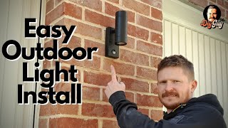 How To Install Outside Lights  Outdoor Light Wiring [upl. by Alliber]