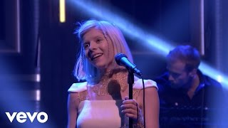 Aurora  Conqueror Live From The Tonight Show Starring Jimmy Fallon [upl. by Annahsat]