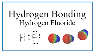 Hydrogen Bonding in Hydrogen fluoride HF [upl. by Danielson22]