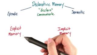 Explicit or declarative memory  Intro to Psychology [upl. by Yeh]