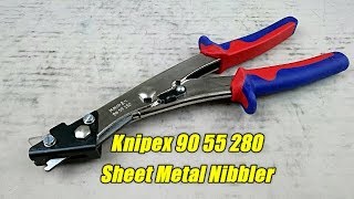 Knipex Sheet Metal Nibbler 90 55 280 [upl. by Lasser]