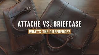 What is the Difference Between an Attache Case and a Briefcase [upl. by Ajaj]