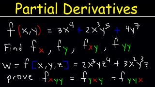 Partial Derivatives  Multivariable Calculus [upl. by Antipas]