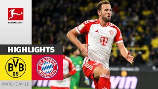 3x⚽ Harry Kane  Borussia Dortmund  FC Bayern München 04  Highlights  MD 10 – Bundesliga 2324 [upl. by Enotna]