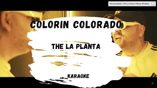 KARAOKE  The La Planta  Colorín Colorado [upl. by Eaver]