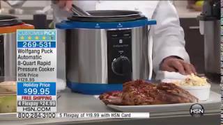 Wolfgang Puck Automatic 8Quart Rapid Pressure Cooker  HSN [upl. by Iharas]