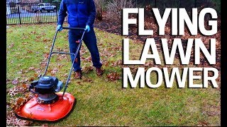 Flying Hovercraft Lawn Mower  No Wheels [upl. by Arias]