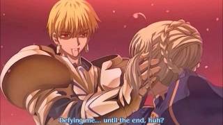 Fate Stay Night Gilgameshs Ending [upl. by Ayad54]