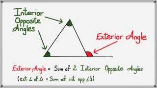 Exterior Angle of a Triangle [upl. by Ramburt979]