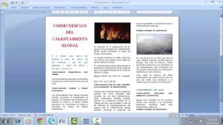 ¿COMO CREAR UN TRIPTICO EN WORD [upl. by Aslam]