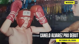 FULL FIGHT  Canelo Alvarezs ProDebut DAZN REWIND [upl. by Irt]