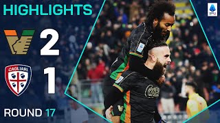 VENEZIACAGLIARI 21  HIGHLIGHTS  Venezia End Winning Drought  Serie A 202425 [upl. by Nnayllek]