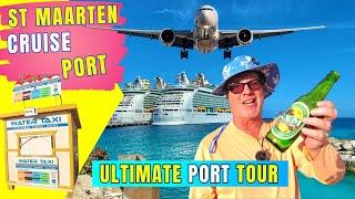 Touring St Maarten Cruise Port  Philipsburg Walking Tour [upl. by Ermina55]