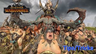 OGRE KINGDOMS TipsTricks Total War Warhammer 3 [upl. by Elakram]