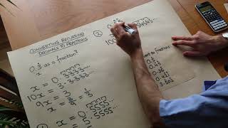 Recurring Decimals to Fractions  GCSE [upl. by Michale192]