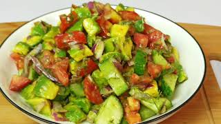 How to Make the Best Avocado Salad [upl. by Anilocin]