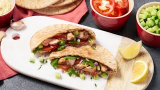 Zesty Chicken Pita Pocket Recipe  Mission Foods [upl. by Merrick]