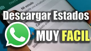 ¿Como Descargar Estados en Whatsapp en 2020 MUY FACIL [upl. by Leinaj]