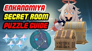 Enkanomiya Secret Room Puzzle LUXURIOUS  PRECIOUS CHEST in The Narrow [upl. by Oluap280]