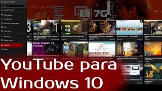 YouTube para Windows 10 La mejor aplicación Descarga y reproducción de vídeo [upl. by Amaryllis]