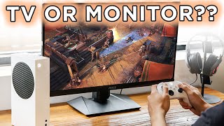 When You Should Consider A Gaming Monitor Over A TV [upl. by Inotna]