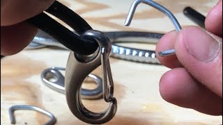 DIY bungee cords with stainless steel carabiners [upl. by Anahoj]