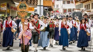 Bezirksmusikfest in Fieberbrunn 2017  Festumzug amp Defilierung [upl. by Navnod]