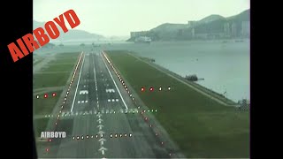 Landing At Hong Kong Kai Tak 20 Years Ago  IGS 13 [upl. by Enellek887]