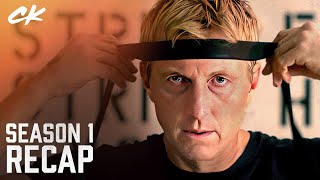 Cobra Kai Season 1 Recap Ralph Macchio William Zabka [upl. by Yesnek]