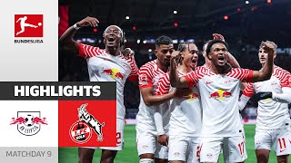 RB Leipzig  1 FC Köln 60  Highlights  Matchday 9 – Bundesliga 202324 [upl. by Filemon]