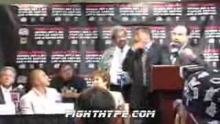 CHAOS FERNANDO VARGAS amp RICARDO MAYORGA BRAWL ERUPTS DURING PRESS CONFERENCE [upl. by Perretta]