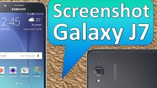 Samsung Galaxy J7 Screenshot o Captura de Pantalla [upl. by Narcis]