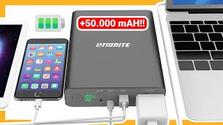 🥇 5 MEJORES POWER BANK y BATERÍAS🔋 50000 para PORTÁTIL MÓVIL CÁMARA DRON SOLARES💥 [upl. by Adnohrahs]