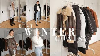 BEST WINTER COATS  My Winter Coat Collection  Light Medium to Very Cold Temperatures [upl. by Nelyag]