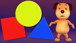 Learn Shapes  Shape Song  3D Baby Rhyme Songs For Kids by Farmees [upl. by Enitsirhk]