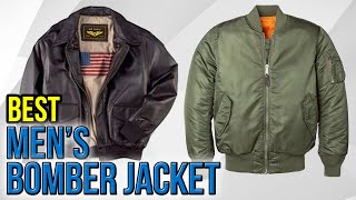 7 Best Mens Bomber Jackets 2017 [upl. by Cappella]