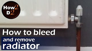 How to drain and remove one radiator draining and removing Radiator [upl. by Lertnom]