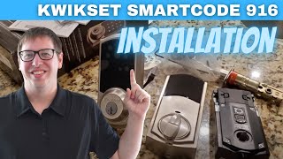 How To Install the Kwikset SmartCode 916 Smart Lock [upl. by Ahseenat]