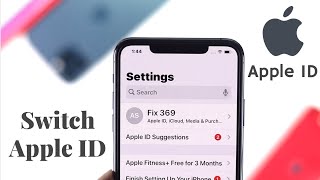 Change your Apple ID on an iPhone  Switch iCloud Account [upl. by Satterfield130]