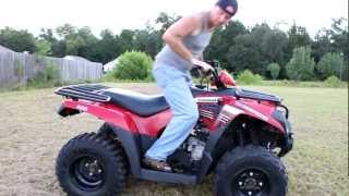 How To Wheelie An ATVQUAD For BEGINNERS [upl. by Jovitah469]