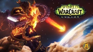 Sargeras Impales Azeroth Sword Cinematic  Illidans Sacrifice Argus Ending WoW LegionWar Within [upl. by Aggi]