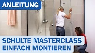 DuschkabinenMontage Schulte MasterClass [upl. by Ursuline]