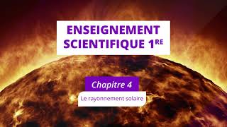 Le rayonnement solaire Enseignement scientifique 1re [upl. by Eduam]