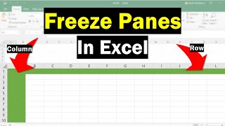 How To Freeze Panes In Excel Row amp Column [upl. by Enifesoj]