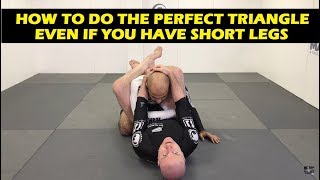 How To Do The Perfect Triangle Choke Even If You Have Short Legs by John Danaher [upl. by Sarkaria]