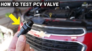 HOW TO TEST PCV VALVE ON CHEVY CHEVROLET BUICK GMC CADILLAC [upl. by Carolus]