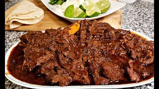 BIRRIA TACOS  Crockpot Slow Cooker Mexican Beef Recipe [upl. by Nyleuqaj]