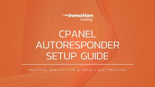 cPanel Autoresponder Setup Guide [upl. by Gipsy770]